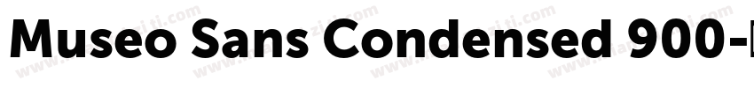 Museo Sans Condensed 900字体转换